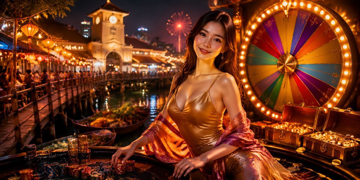 Không khí giải trí sôi nổi tại chợ đêm TP.HCM với màn hình lucky draw và cổ vũ đám đông