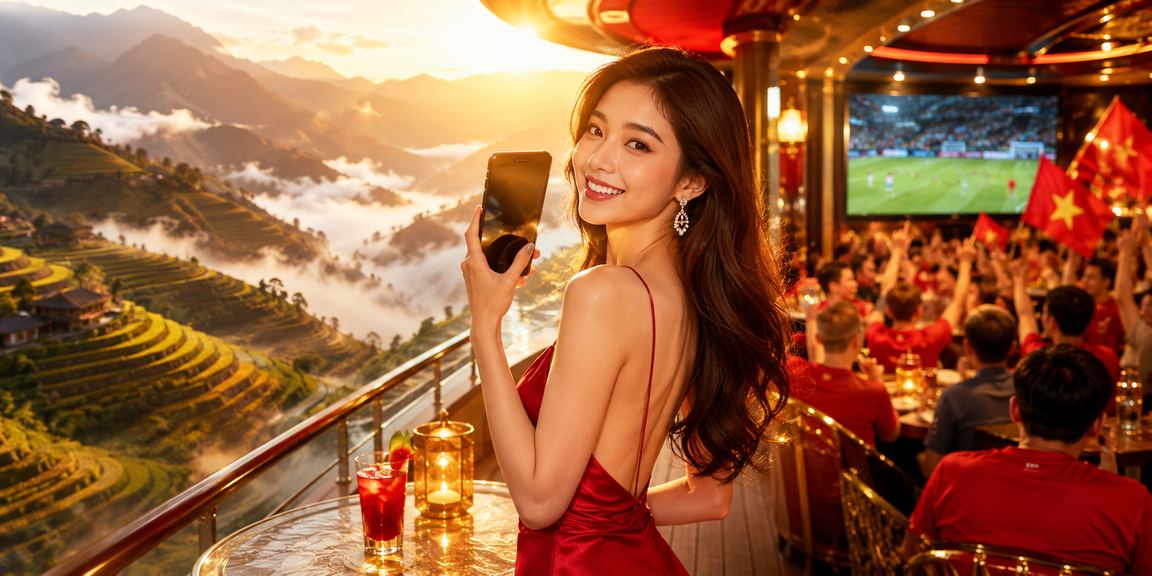 Người dùng tại Sapa sử dụng điện thoại di động truy cập casino trực tuyến an toàn